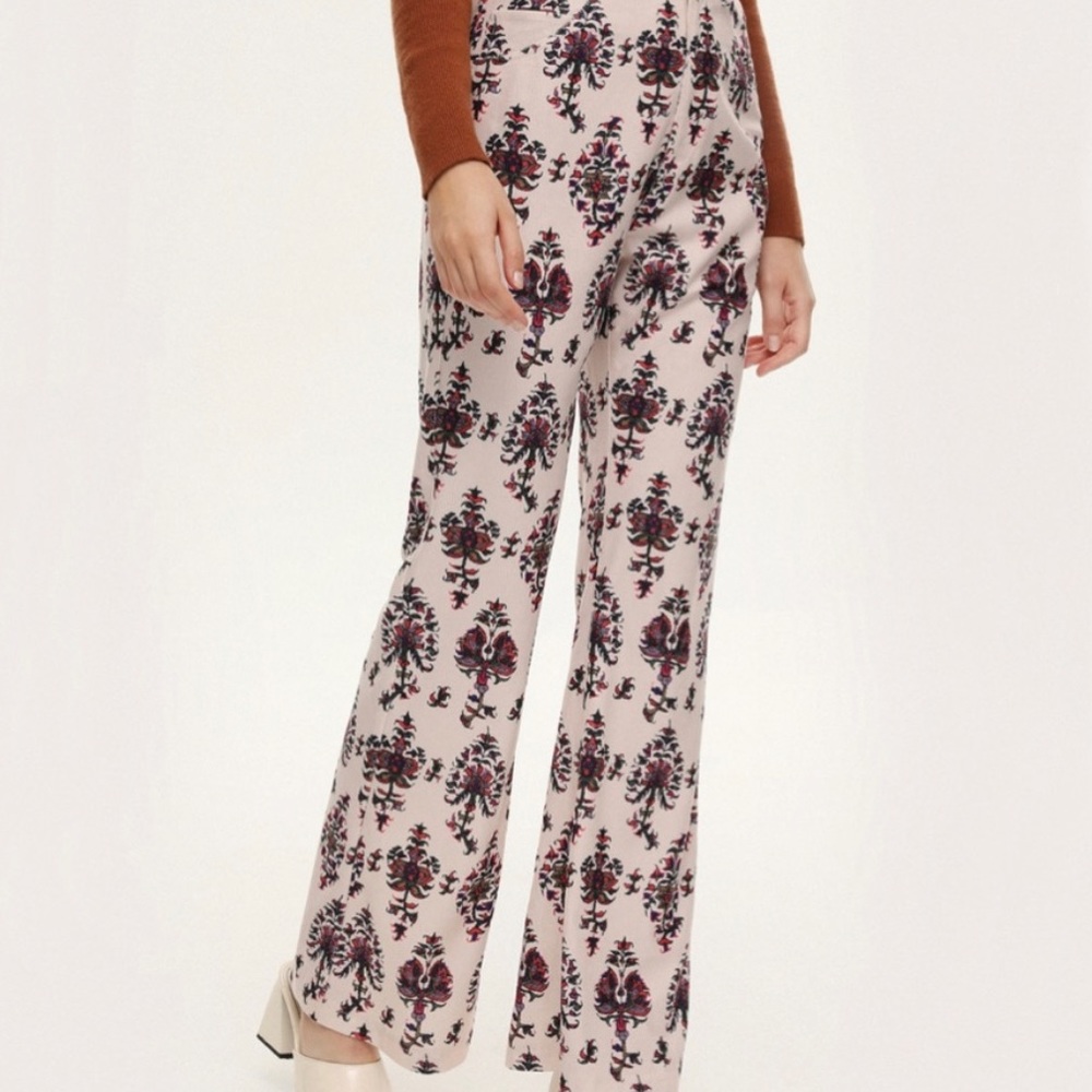 Cider Corduroy Pants Cream Pattern 70’s XS